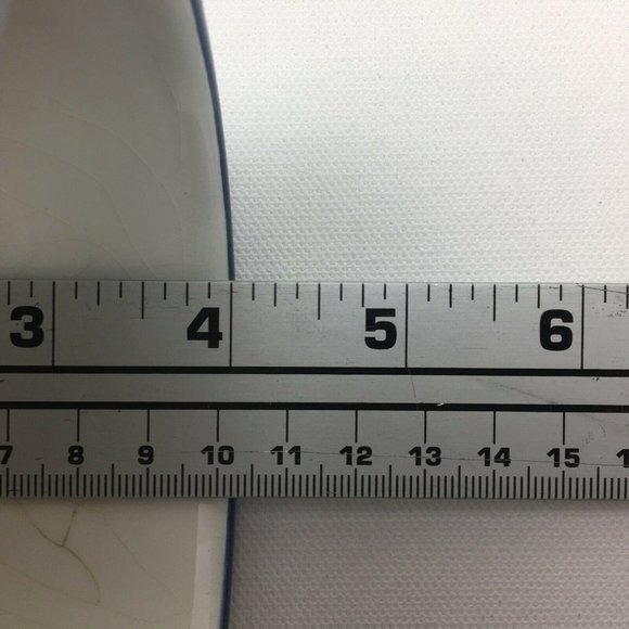 Susan Winget Patchwork Quilt Windmill Flower Basket Blue Ceramic Coffee Tea Mug - Picture 6 of 8